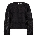ShaniaCC Fluffy Blouse - Black - Co'couture