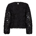 ShaniaCC Fluffy Blouse - Black - Co'couture