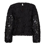 ShaniaCC Fluffy Blouse - Black - Co'couture