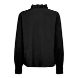 ShinaCC Frill LS Shirt - Black - Co'couture