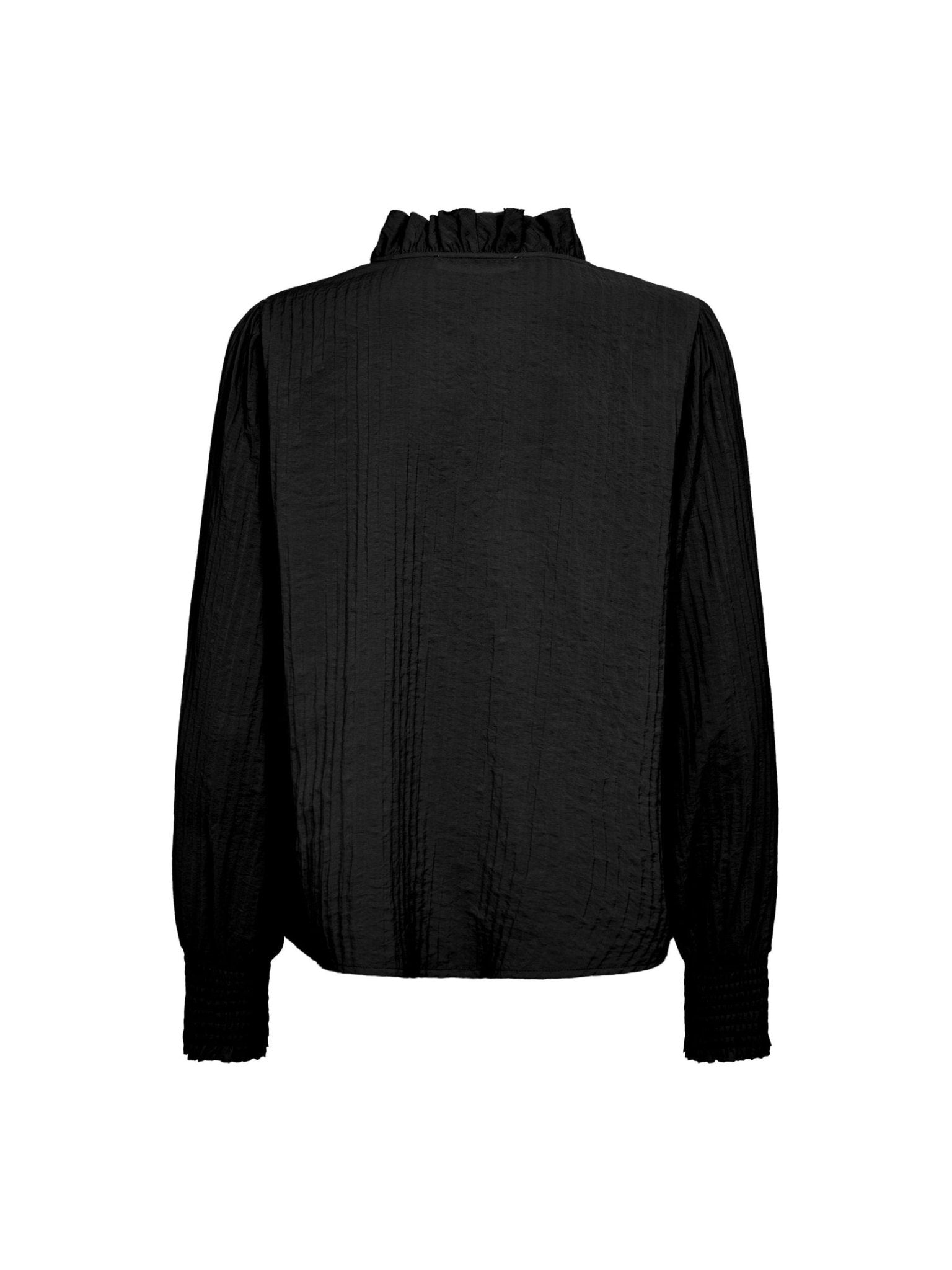 ShinaCC Frill LS Shirt - Black - Co'couture