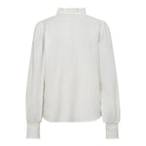 ShinaCC Frill LS Shirt - Off white - Co'couture