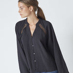 ShinaCC Lace V - Shirt - Black - Co'couture