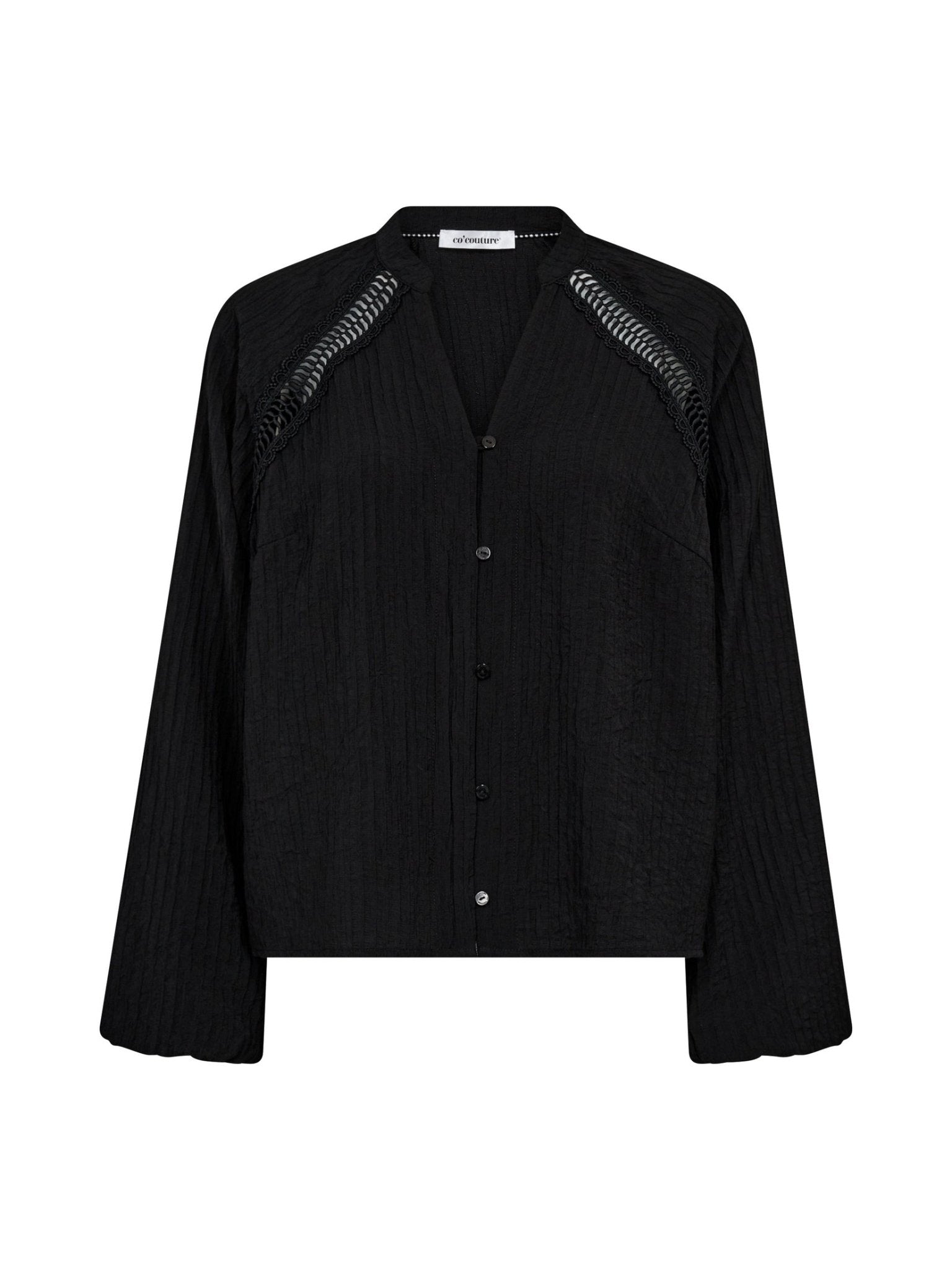 ShinaCC Lace V - Shirt - Black - Co'couture