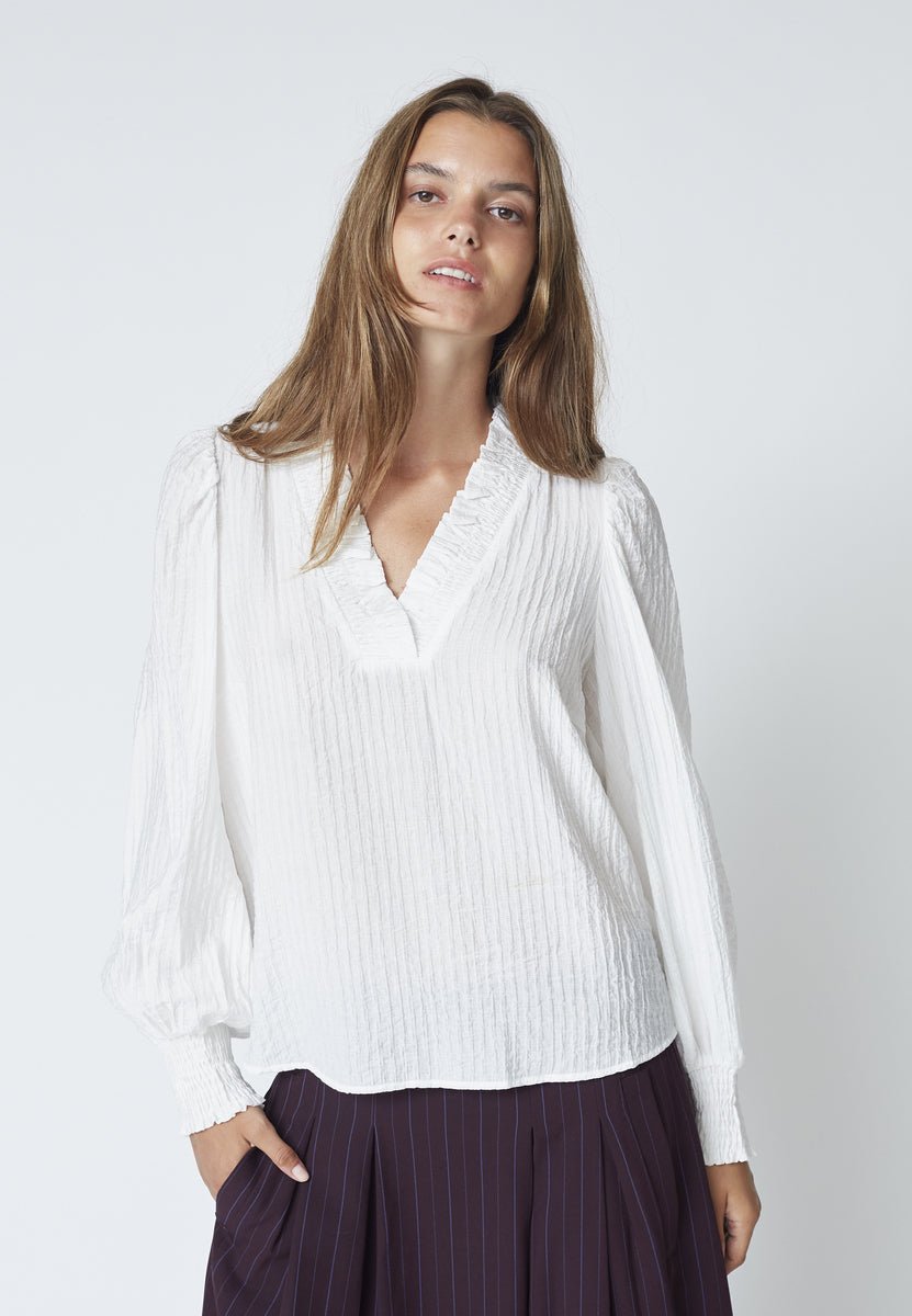 ShinaCC V - Blouse - Off white - Co'couture