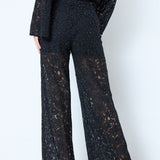 SiaCC Simili Lace Pant - Black - Co'couture
