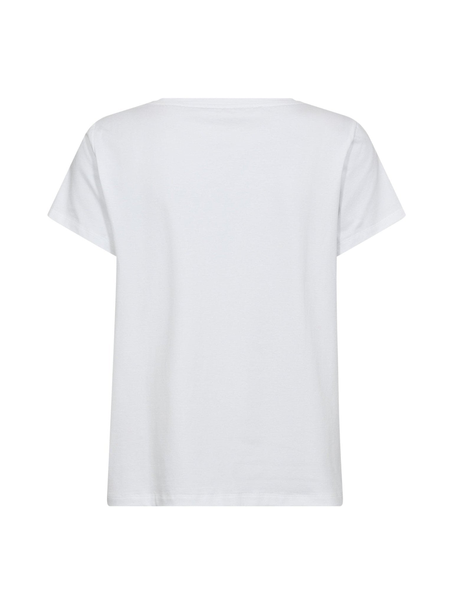 SiaraCC Pearl Necklace Tee - White - Co'couture
