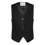 SibelleCC Open Back Vest - Black - Co'couture
