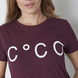 SignatureCC New Tee - Winered - Co'couture