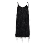SillaCC Sequin Strap Dress - Black - Co'couture