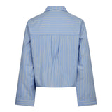SimoCC Stripe Button Shirt - Pale Blue - Co'couture