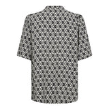 SofiaCC SS Shirt - OffWhite - Black - Co'couture