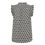 SofiaCC Top - OffWhite - Black - Co'couture