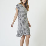 SunriseCC Crop Sofia Dress - OffWhite - Black - Co'couture