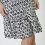 SunriseCC Crop Sofia Dress - OffWhite - Black - Co'couture