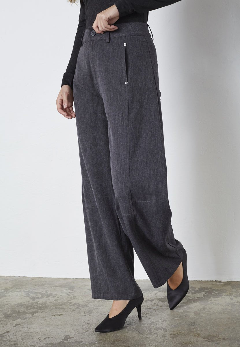 SusieCC Barrel Pant - Dark Grey - Co'couture