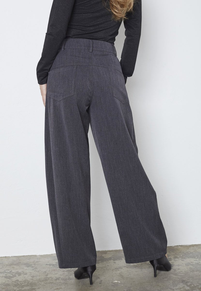 SusieCC Barrel Pant - Dark Grey - Co'couture