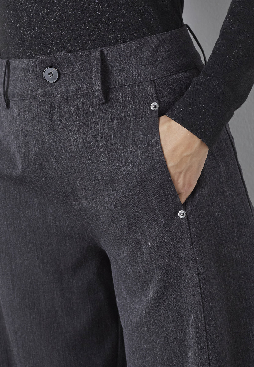 SusieCC Barrel Pant - Dark Grey - Co'couture