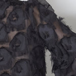 SyraCC Structure Blouse - Black - Co'couture