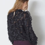SyraCC Structure Blouse - Black - Co'couture