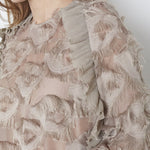 SyraCC Structure Blouse - Walnut - Co'couture