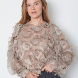 SyraCC Structure Blouse - Walnut - Co'couture