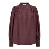 TassyCC Collar Blouse - Plum - Co'couture