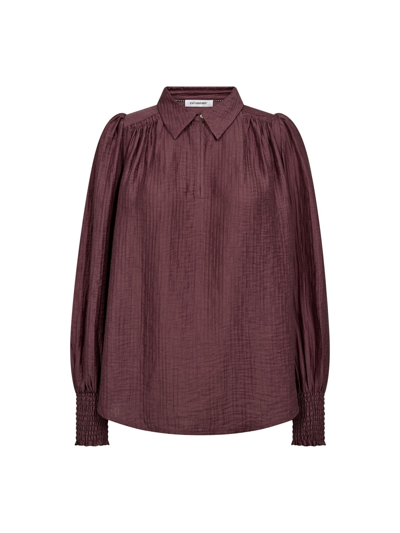 TassyCC Collar Blouse - Plum - Co'couture