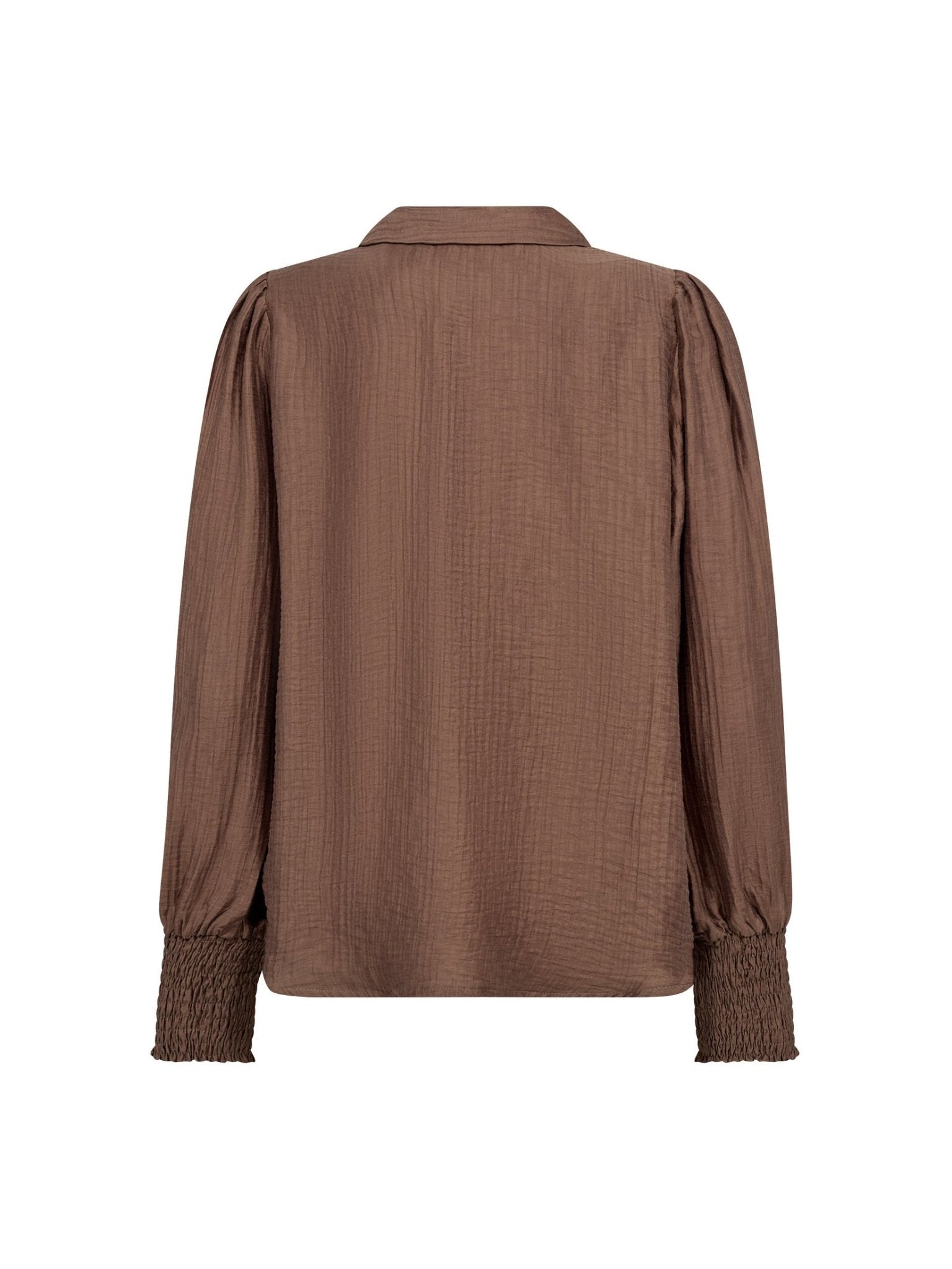 TassyCC Collar Blouse - Walnut - Co'couture