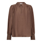 TassyCC Collar Blouse - Walnut - Co'couture