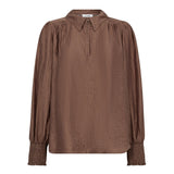 TassyCC Collar Blouse - Walnut - Co'couture