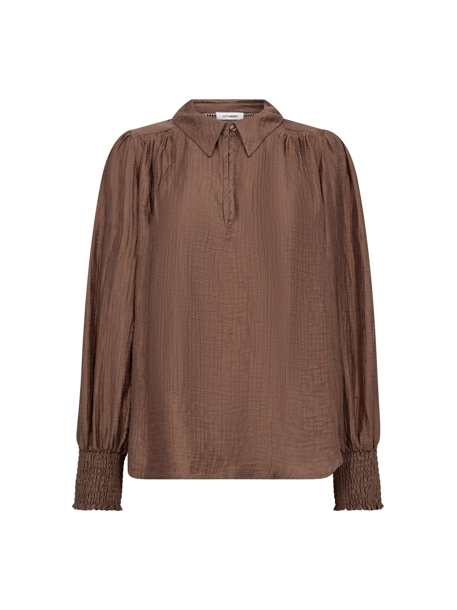 TassyCC Collar Blouse - Walnut - Co'couture