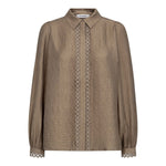 TassyCC Lace Shirt - Taupe - Co'couture