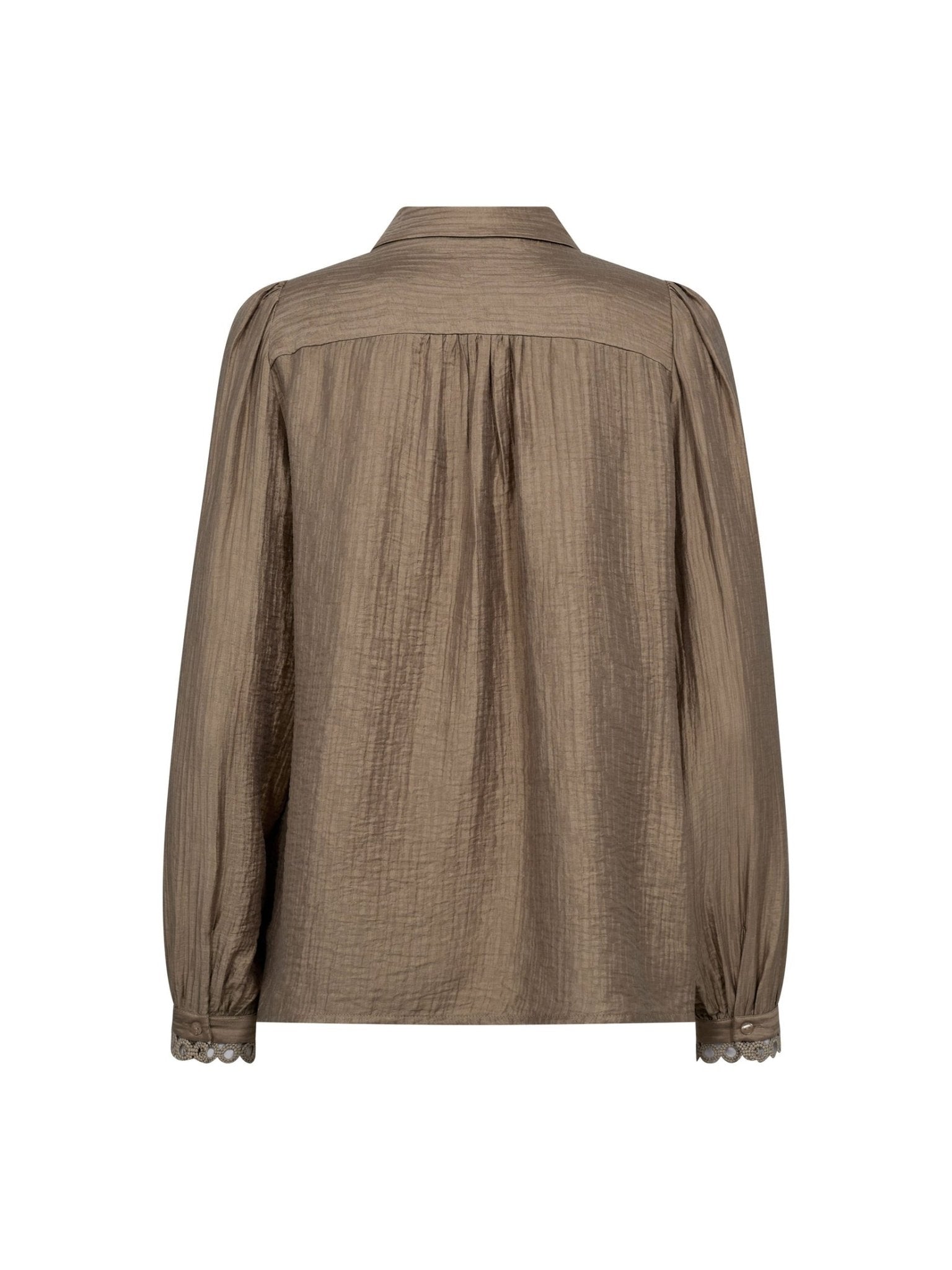 TassyCC Lace Shirt - Taupe - Co'couture