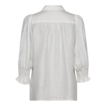 TassyCC Lace SS Shirt - White - Co'couture