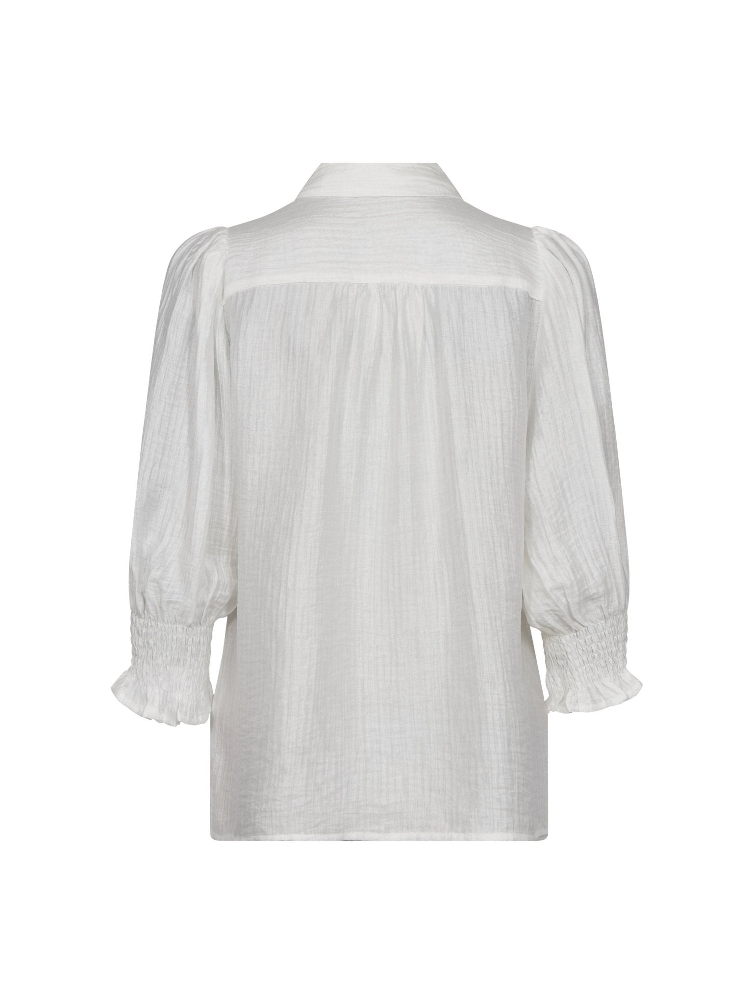 TassyCC Lace SS Shirt - White - Co'couture
