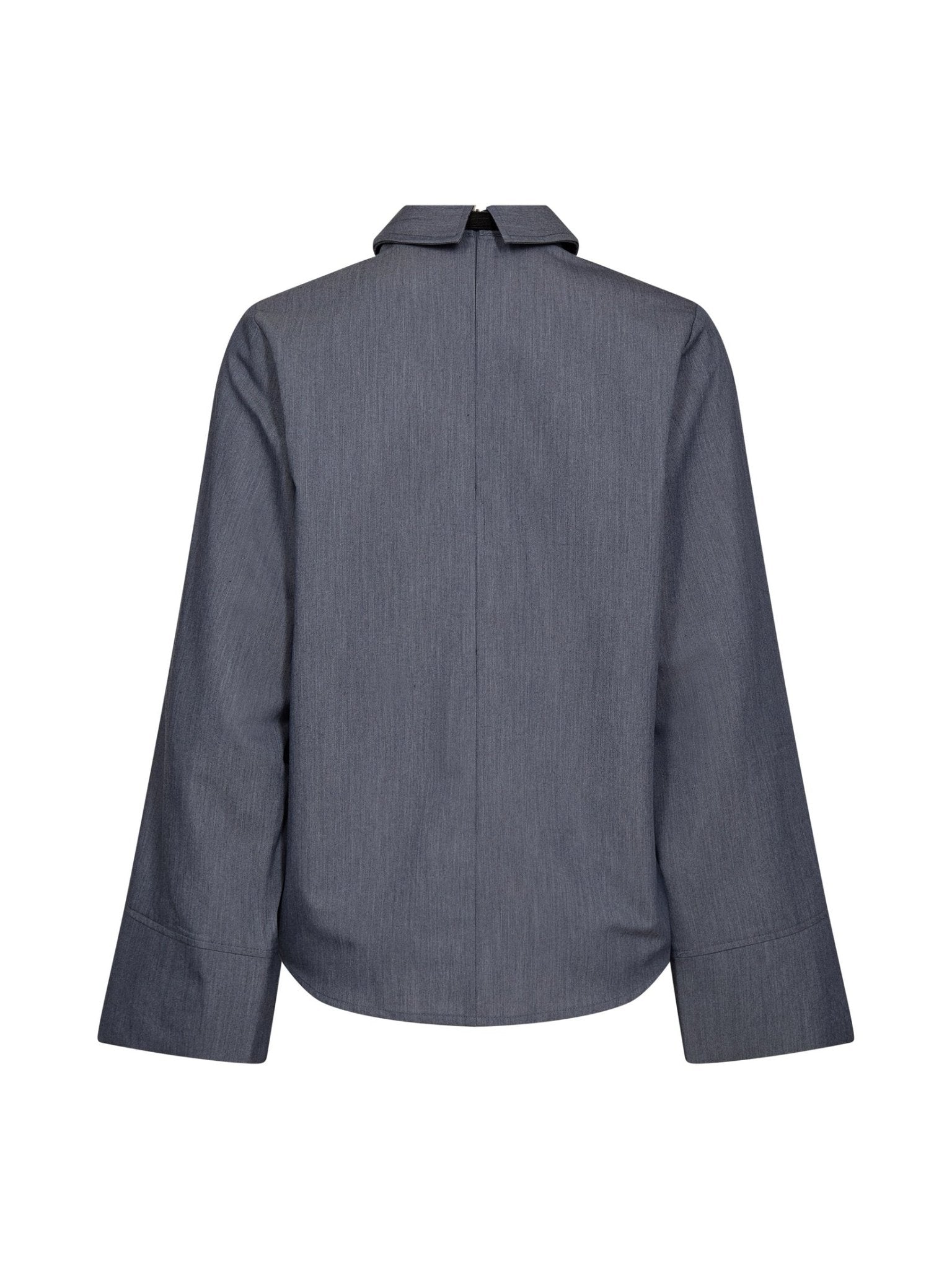 TengaCC Tie Blouse - Dusty Blue - Co'couture