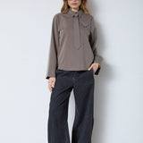TengaCC Tie Blouse - Walnut - Co'couture