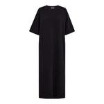 TennaCC Sweat SS Dress - Black - Co'couture
