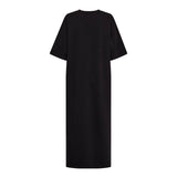 TennaCC Sweat SS Dress - Black - Co'couture