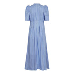 TeranCC Stripe Pleat Dress - Pale Blue - Co'couture