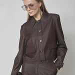 TerryCC Denim Jacket - Dark Brown - Co'couture