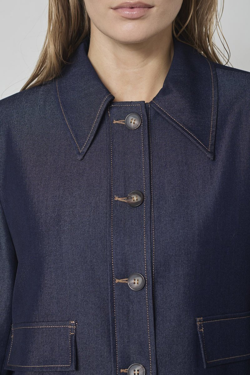 TerryCC Denim Jacket - Navy Denim - Co'couture