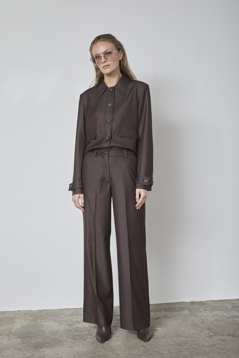 TerryCC Denim Pant - Dark Brown - Co'couture