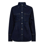TheoCC Fitted Denim Shirt - Dark Denim - Co'couture