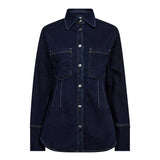 TheoCC Fitted Denim Shirt - Dark Denim - Co'couture