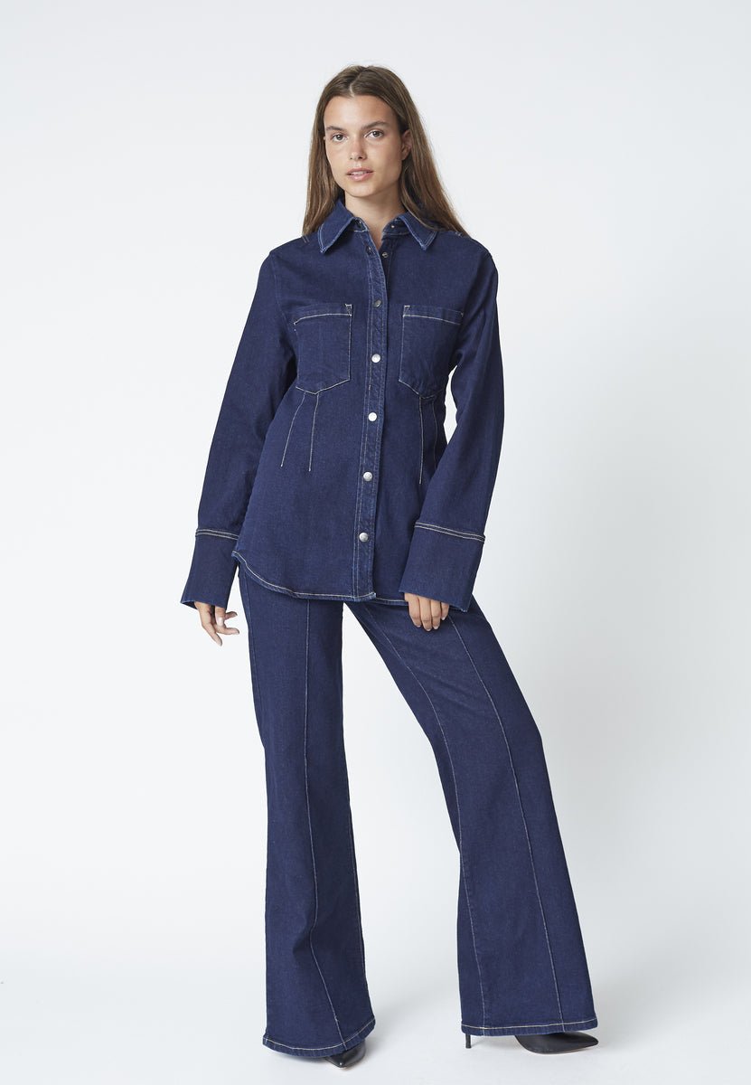 TheoCC Wide Jeans - Dark Denim - Co'couture