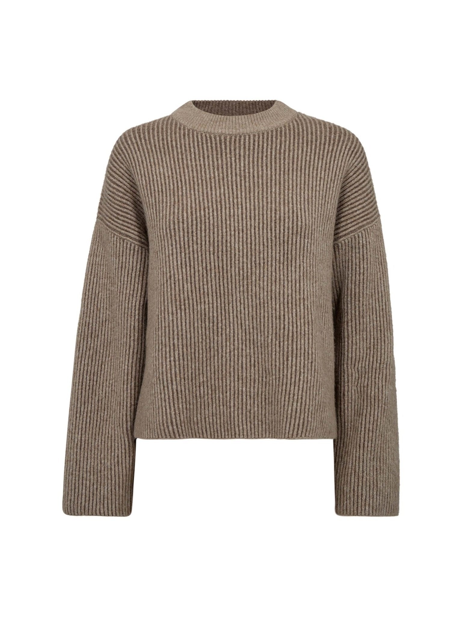 TheresaCC Turtleneck Rib Knit - Sand - Co'couture