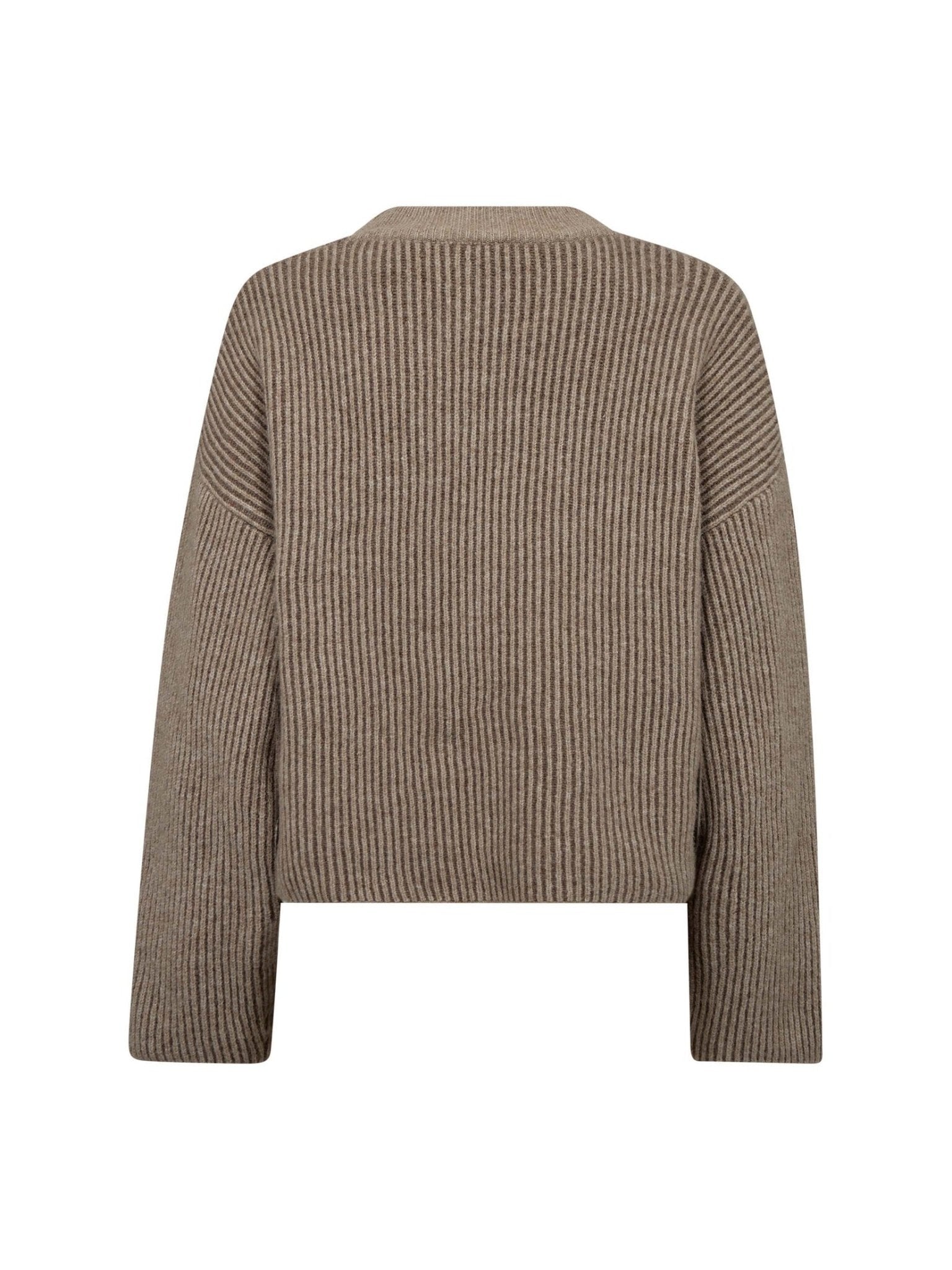 TheresaCC Turtleneck Rib Knit - Sand - Co'couture