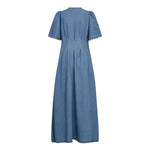 TillyCC Emb Pleat Dress - Denim blue - Co'couture